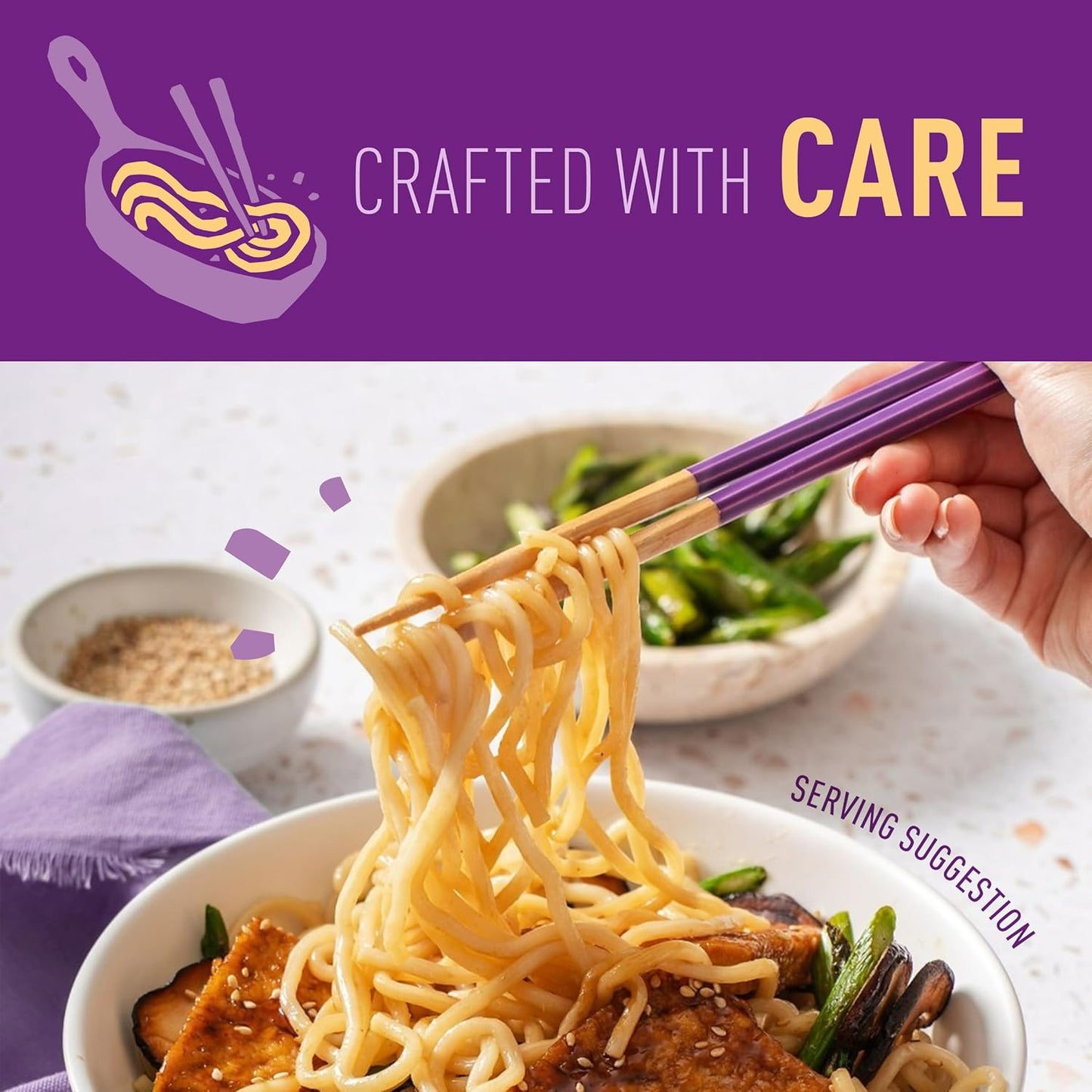 Sweet Chili Noodle Bowl, Korean Style, Vegan, 48 Oz, 6 Count