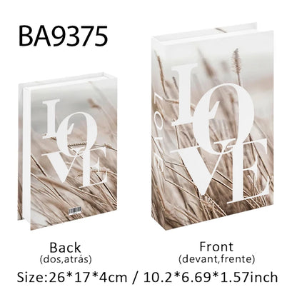 Abstract Van Gogh Luxury Fake Book Home Decor Boho Bauhaus Decorative Books Storage Box Coffee Table Bedroom Interior Decoration