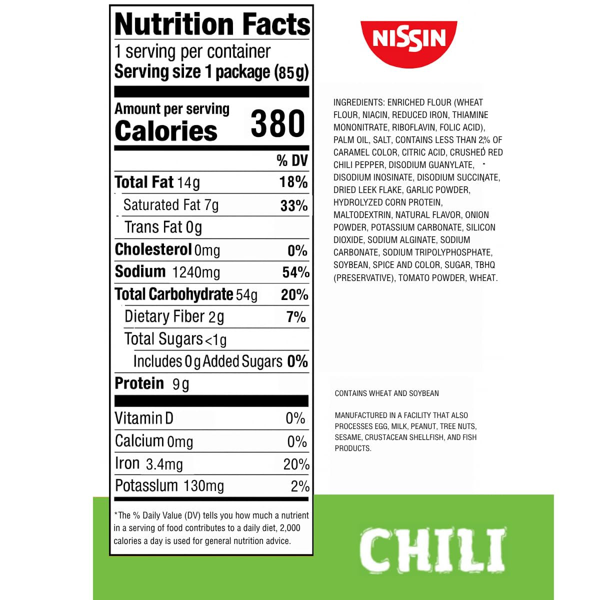 Top Ramen Noodle Soup, Chili, 3 Ounce (Pack of 24)