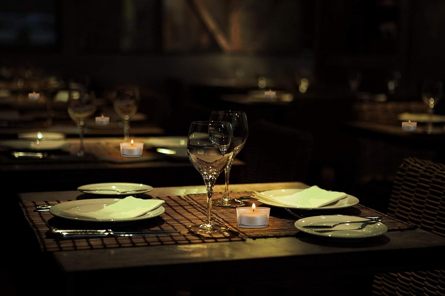 Tea Lights Candles - 100 Bulk Candles Pack - Natural Palm Oil Tea Light - European Quality White Unscented Tealight Candles - 4 Hour Burn Time