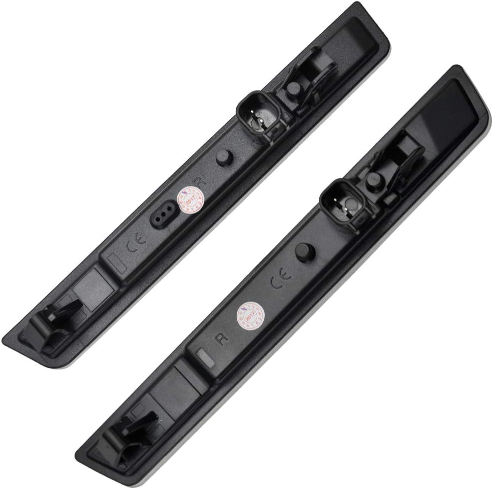 Clear Lens Amber/Red Front Rear Challenger LED Side Marker Light Kits for D0Dge Challenger 2015 2016 2017 2018 2019 2020 2021 LED Turn Signal Driver and Passenger Sidemarker Lamps Replacement