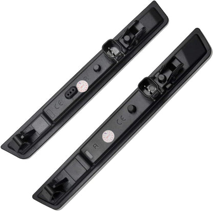 Clear Lens Amber/Red Front Rear Challenger LED Side Marker Light Kits for D0Dge Challenger 2015 2016 2017 2018 2019 2020 2021 LED Turn Signal Driver and Passenger Sidemarker Lamps Replacement