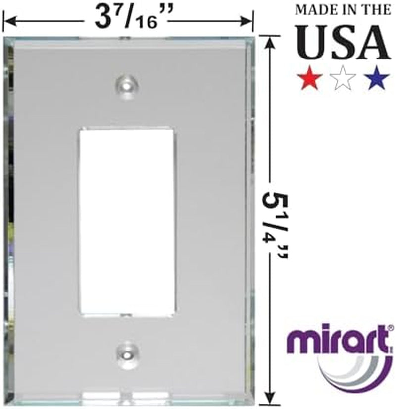 Glassalike® Decora (GFI) Acrylic Mirror Plate (1)