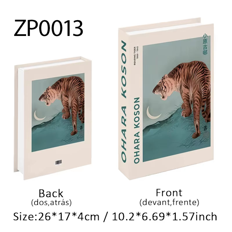 Abstract Van Gogh Luxury Fake Book Home Decor Boho Bauhaus Decorative Books Storage Box Coffee Table Bedroom Interior Decoration