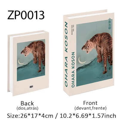 Abstract Van Gogh Luxury Fake Book Home Decor Boho Bauhaus Decorative Books Storage Box Coffee Table Bedroom Interior Decoration