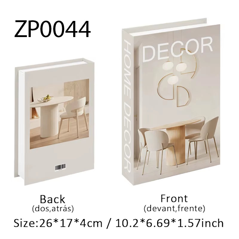 Abstract Van Gogh Luxury Fake Book Home Decor Boho Bauhaus Decorative Books Storage Box Coffee Table Bedroom Interior Decoration