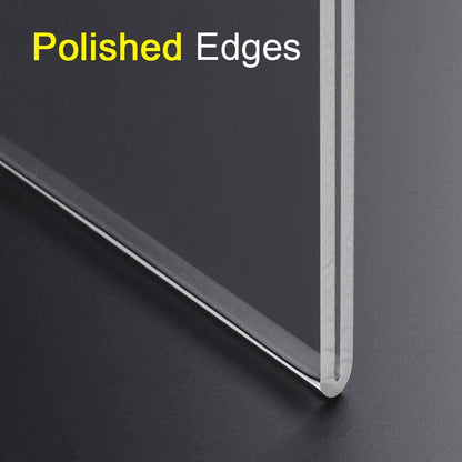 3 Pack Acrylic Sign Holder 8.5X11 Wall Mount Portrait – Clear Menu, Flyer & Picture Frame with Screws & Adhesive Tape, Wall Mounted Document Display for Office, School, Restaurant, Hotel, Public Space