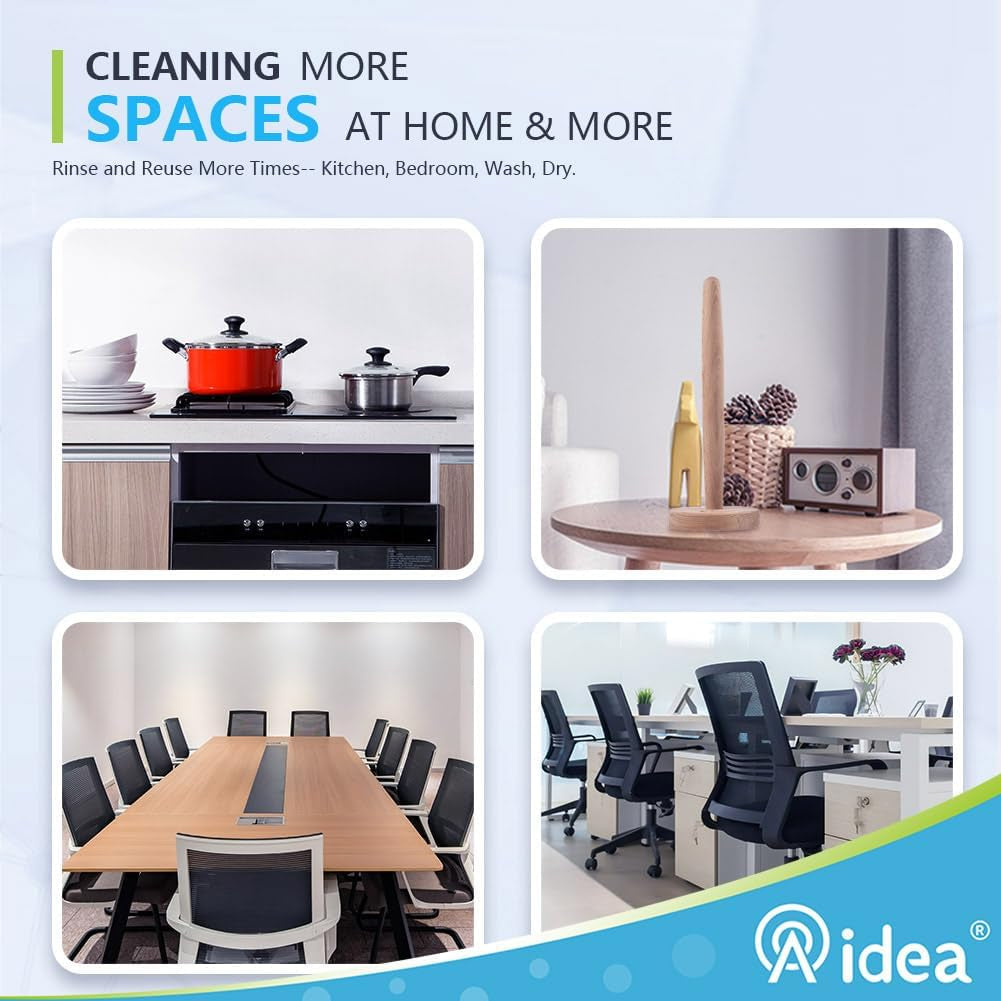 Cleaning Wipes, Multi-Purpose Towel Reusable Cleaning Cloths-80Ct(1 Pack), Domestic Wipes, Dish Cloths-(12''X24'')