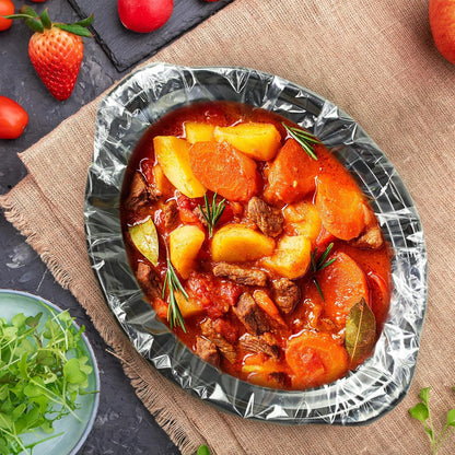 Slow Cooker Liners, Disposable Cooking Bags Large Size Pot Liners Fit 1QT to 4Qt,Suitable for Oval & round Pot 10 Count