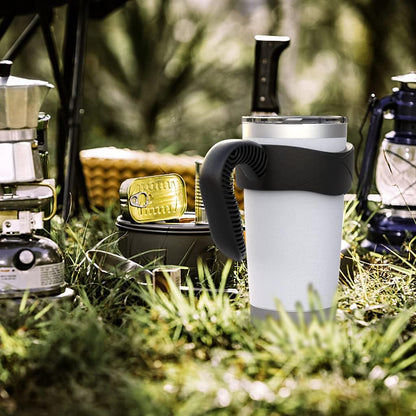 Tumbler Handle Fits for 20 OZ YETI, OZARK TRAIL, Rambler Tumbler(Black,Handle Only,Cup Not Include)