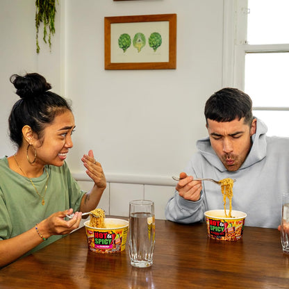 Hot & Spicy Ramen Noodle Soup, Chicken, 3.32 Ounce (Pack of 6)