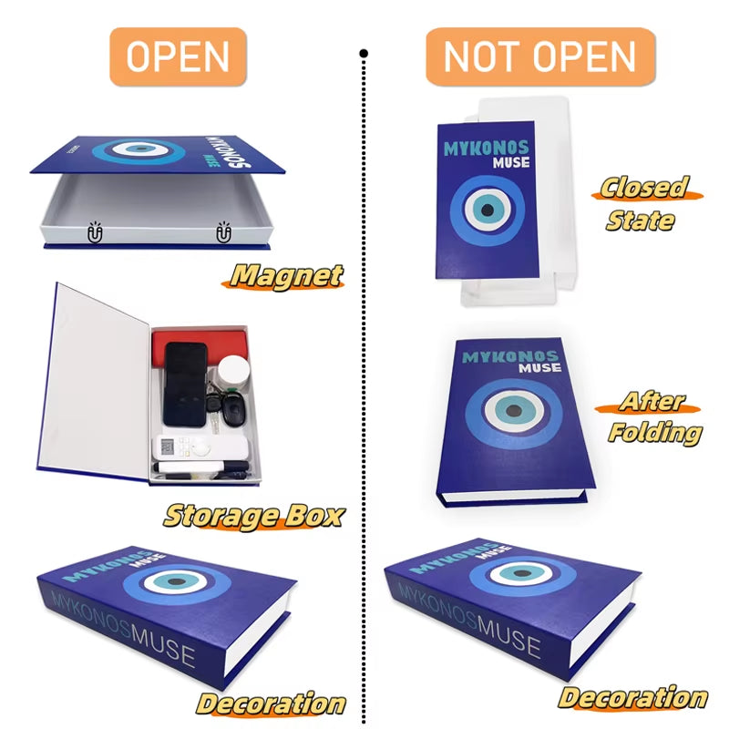 Abstract Van Gogh Luxury Fake Book Home Decor Boho Bauhaus Decorative Books Storage Box Coffee Table Bedroom Interior Decoration