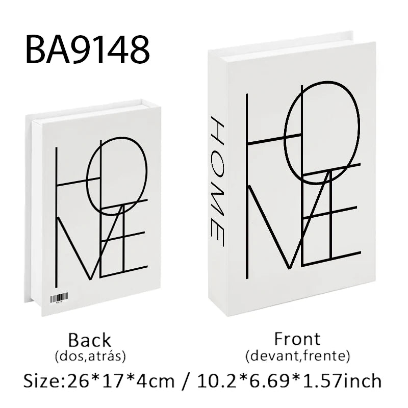 Abstract Van Gogh Luxury Fake Book Home Decor Boho Bauhaus Decorative Books Storage Box Coffee Table Bedroom Interior Decoration